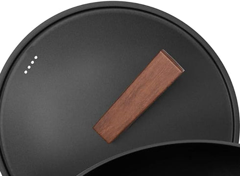 Lid Handle, Wooden Handle of the Wok Pan Scald-Proof...