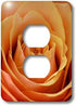 3dRose lsp_31363_6 Sweet Peach Rose Flower Photography Outlet Cover, Multi-Color...