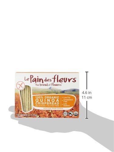 Le Pain des Fleurs Crispbread, Quinoa, 5.3 Ounce...