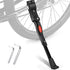 Coret Bike Bicycle Kickstands for 22-27 Inch, 700C Road Bike,BMX,Adjustable Aluminium Alloy Bicycle Side Back Rack Support Stand (Black)...