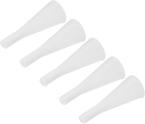 MECCANIXITY Silicone Rubber Tapered Plug 3mm to 8mm Solid White for Powder Coating, Painting, Anodizing, Plating, Sandblasting, Laboratory Use 20 ...