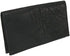 Boston Leather Unisex Textured Bison Leather Checkbook Cover, Black...