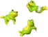 Ebrima Set of 3 Cute Animal Figurines Planter Pot Hanger Decorations, Resin Hanging Climbing Frog Sculpture Outdoor Statues Ornaments for Flower P...