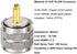 PL-259 UHF Male Plug Crimp Coax Connector Adapter for RG58 LMR195 3D-FB RG142 KSR195 RG400 Cable (Pack of 5)...