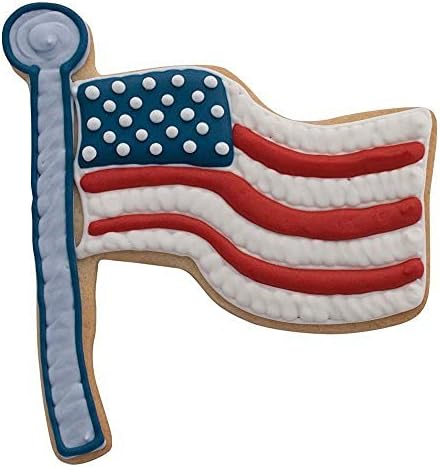 USA Cookie Cutters 2-Pc. Set Made in the USA by Ann Clark, USA Map, American Flag...