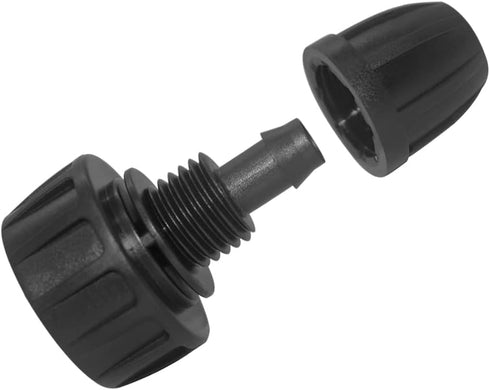Hooshing 4PCS 3/8 Inch Drip Irrigation Tubing to Faucet Garden Hose Adapter 3/4" to 3/8" Irrigation Hose Adapter Reusable Connector Fittings for G...