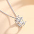 Simulated Diamond Princess Crown Necklace for Women, 925 Sterling Silver CZ Stone Crown Necklace...