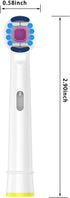 Replacement Toothbrush Heads Compatible with Oral B Braun, 4Pack 3D White Electric Toothbrush Heads Refill...
