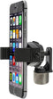 ChargerCity 360° Swivel Adjust Smartphone Holder with 5/8" Tripod Microphone Stand Adapter for All Smartphone up to 3.6 inch Wide (iPhone 16 13 14...