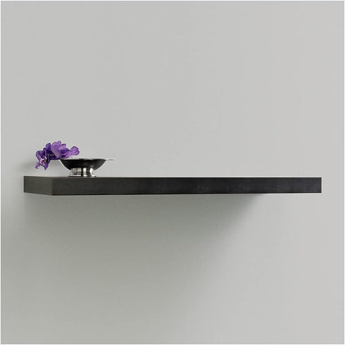 InPlace Durable Shelf with Invisible Brackets - Easy to Install & Remove, Deep Floating Shelves for Wall - MDF Wall Shelf for Living Room & Bedroo...
