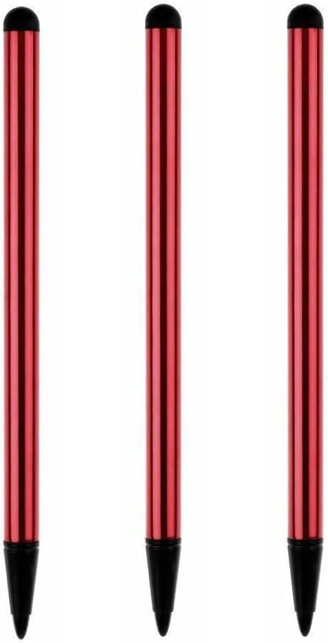 3Pcs Red Stylus Pens for Touch Screens, Phone/iPad/Samsung/Android/Tablet and Other Touch Screens,High Precision Stylus for All Universal Touch Sc...