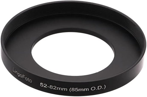 Step-up Ring for Mirrorless DSLR Cameras Camcorder Video Compatible with 52mm Lens to 85mm Lens Matte Box O.D, LingoFoto Lens Adapter Ring...