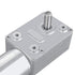 DC 12V Speed Reducing Gear Motor Reversible High Torque 12V Worm Gear Motor Female Shaft High Torque Turbo Worm Gear Box Reduction Electric Motor(...