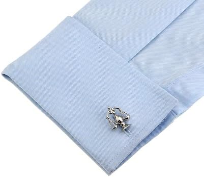 Libra Judge Lawyer Scales of Justice Cufflinks (Silver)...
