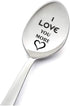 I Love You More Spoon Gifts for Him Her Anniversary Christmas Gift for Boyfriend Girlfriend Romantic Valentine's Day Gifts for Wife Husband Couple...