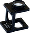 Binger 10x Compact Metal Folding Magnifier Optical Glass Linen Tester Promotion Folding Loup...