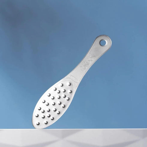 Pedicure Foot File Callus Remover for Feet and Heels, Stainless Steel Metal for Buffing Away Dead Skin, Rough Spots, Calluses, and Dry Patches, We...