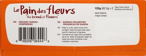 Le Pain des Fleurs Crispbread, Quinoa, 5.3 Ounce...