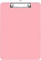 Rimilak Plastic Clipboards with Low Profile Metal Clip, Translucent Clip Board, 12.5 x 9 Inch Letter Size | Office Supply | back to school, Pink...