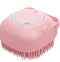 Silicone Brush: Pet Bath Brush with Shampoo Dispenser - Comprehensive Grooming and Cleaning Essential for Dogs and Cats - Dual-Function Massage Br...