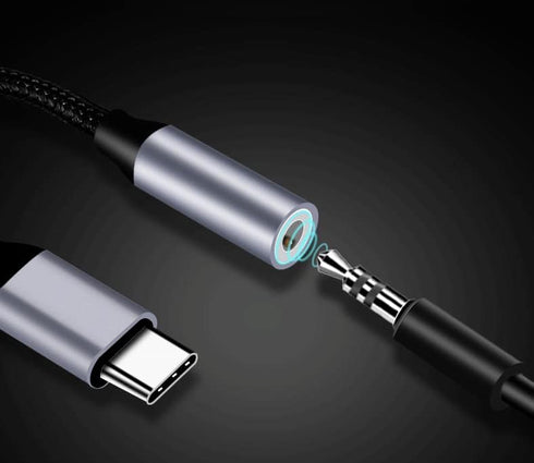 Headphone Adapter Compatible with Google Pixel 7 Pro, 7, Pixel 6A, 6, 6 Pro, Samsung Galaxy S23, Earphone USB C to 1/8 inch Audio Adapter AUX to C...