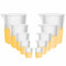 ULAB Scientific Plastic Beaker Set, 5 Sizes 50ml 100ml 250ml 500ml 1000ml, 2pcs for Each Size, Stackable with Spout, Molded Graduation, UBP1007...