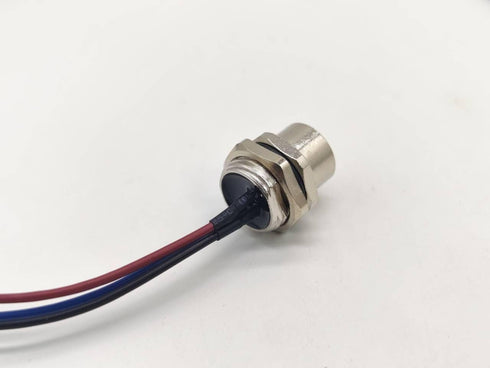 M12 Female Connector with Cable 0.2M A Coded Back Mount Wiring Waterproof 3Pin Straight Socket......