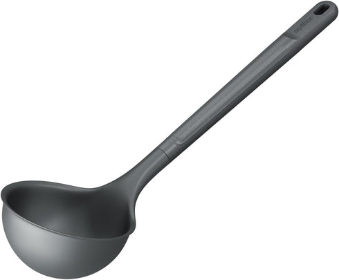 Zyliss Silicone Soup Ladle - Sustainable Wheatstraw/Nylon Ladles for Serving and Cooking with Heat Resistant Silicone Head - Silicone Spoons for C...