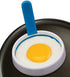 MSC International 17343 50666 Joie Eggy 3.5" Non-Stick Silicone Compact Egg Ring with Folding Handle, Assorted Colors...