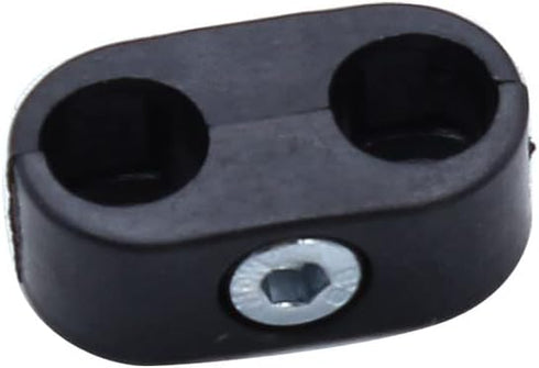 6 pcs 7mm 8mm Spark Plug Wire Separators Dividers Looms Black Fits for Mopar Ford Chevy Mustang...