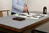 MEGREZ Chinese Calligraphy Drawing Felt Mat, Sumi Xuan Paper Painting Felt Desk Pad for Chinese Calligraphy Writing Japanese Drawing, Gray, 31.5 x...