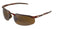 Bullhead Safety Betta Safety Glasses with UV Light Protection, Blue Light Glasses with Anti-Scratch Coating, Ballistic Rated, Brown Flash Mirror L...