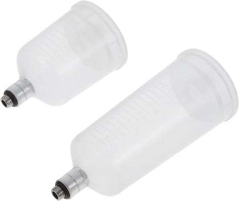 Ciieeo Plastic Containers Plastic Containers Plastic Containers PCS Plastic Spray airbrush pigment cup air spray paint cup Refillable Airbrush Pai...