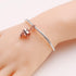 Rose Gold Coffee Cup Charms Fits Pandora Bracelet 925 Sterling Silver Red Wine Glass Chocolate Candy Clock Vacation Charms Jewelry Gifts for Women...