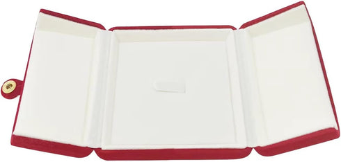 Premium Grade Classic Red Velvet Jewelry Present Box Storage Case Packaging for Brooch Memorial Pin Award Badge Unique Design...