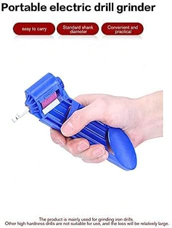 Fdit Drill Bit Sharpener 12.5mm Corundum Grinding Wheel Portable Drill Bit Grinder Sharpening Tool...