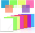 600Pcs Transparent Sticky Notes,Clear Self-Sticky Annotation, Waterproof Translucent Color Memo Pad 3 x 3 inch...