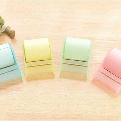Full Adhesive Roll Sticky Notes, Self-Stick Notes,Width x Length 2 x 300 Inches, 4 Rolls/Pack (Four Colors with Dispensers)...