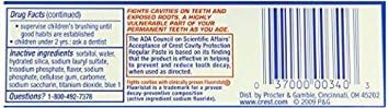 Crest Cavity Protection Fluoride Anticavity Toothpaste Regular Paste 0.85 oz Travel Size (Pack of 4)...