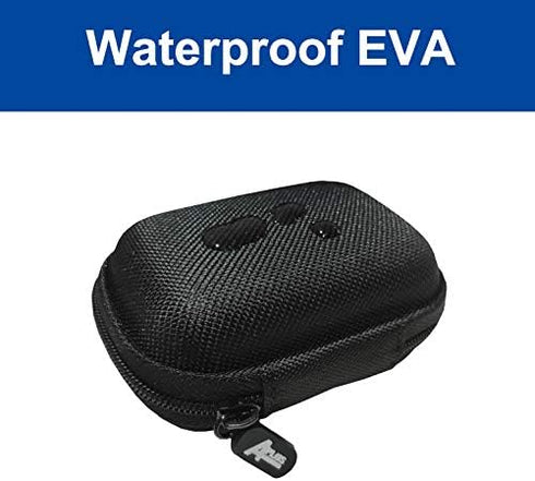 2 Packs of Aplus Universal Zipper Zip Travel Carrying Waterproof EVA Case Storage Bag for 4 x 18650 Batteries (Also Fits Cellphone Charger, Cable,...
