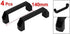 Cabinet Handle Cupboard Nylon Pull Handles 140mm/5.5" Length (G7.23)...