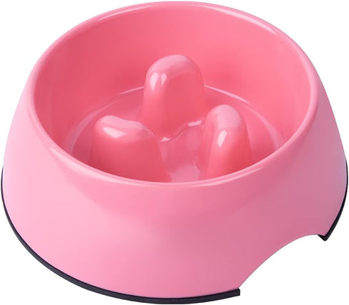 Super Design Slow Feeder Dog Bowl, 1 Cup, Nonslip, Heat-Resistant, Sturdy, Suitable for Small to Medium Sized Dogs...