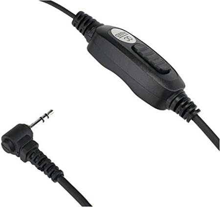 1 Pin G Shape Walkie Talkie Earpiece Headset for Motorola Talkabout MH230R MR350R T200 T260 T460 T600 T800 Radio (2 pcs)...