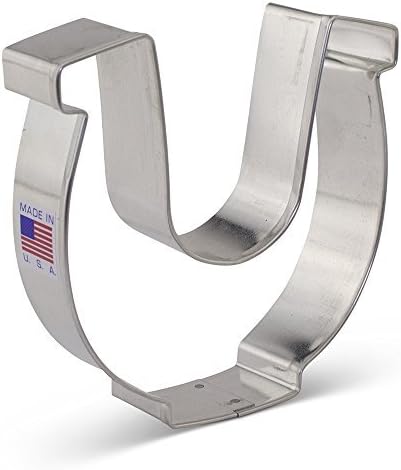 Lucky Horseshoe Cookie Cutter, 4.25" Made in USA by Ann Clark...