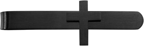 2 Inch Cross Tie Clips for Men, Tie Bar for Men's Skinny Necktie, Mens Accessories on Wedding Day or Going to Church....