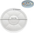 Round Resin Mold Tray Epoxy Resin Mold Jewelry Storage Silicone Mold 3D Resin Casting Mold for DIY Home Decoration Crafts (Round)...