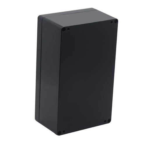 Project Box IP65 Waterproof Dustproof Junction Boxes ABS Plastic DIY Electronic Case, Indoor & Outdoor Electrical Box Power Cord Enclosure Black 7...