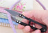 2PCS Metal U-shaped Grip Sewing Scissors Yarn Thread Tailors Cutter Mini Small Snips Trimming Nipper - Great for Stitch,DIY Supplies (Color Random...