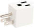 90 Degree Adapter Right Angled Downward Angled USA 3-Prong Male-Female Adapter,90 Degree Angled USA Male Female Power Adapter, 5-15P to 5-15R Dire...