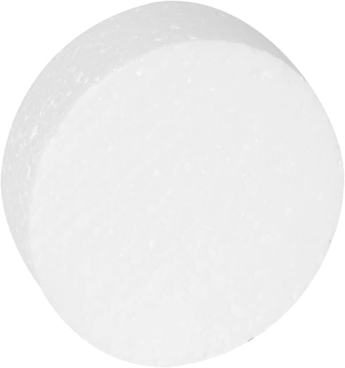 24 Pack Foam Circles for Crafts - 3 Inch Round Polystyrene Discs for DIY Projects (1 Inch Thick, White)...